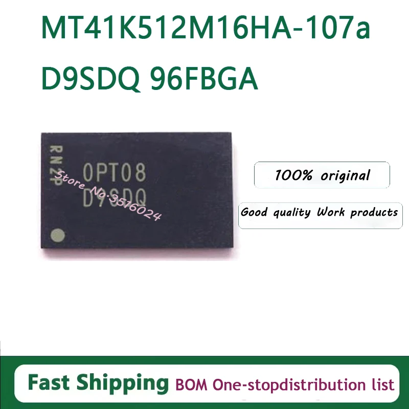 1~55PCS/lot  MT41K512M16HA-107:A D9SDQ 96FBGA DDR3 8Gb MT41K512M16HA-125:A D9STQ 96FBGA DDR3 8Gb