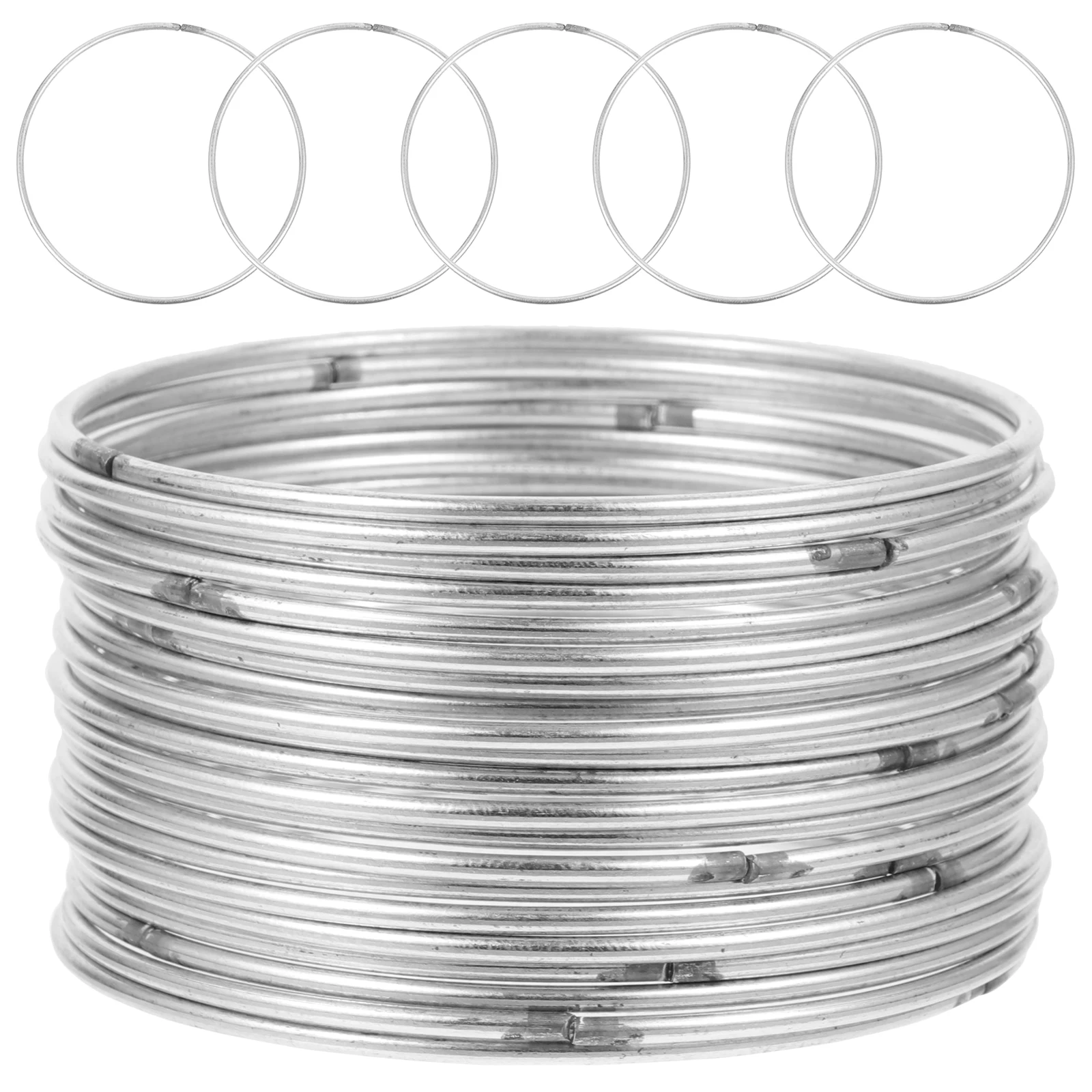 

30pcs Iron Rings 100mm Diameter 2 8mm Thick DIY Dream Catcher Supplies Metal Crafting Hoops Wind Chimes Decor Home Accessories