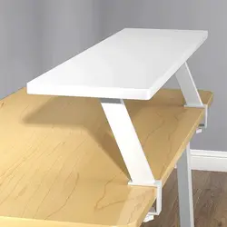 Kids U-Shaped Clip-On Desktop Bookshelf Multi-Layer Stable NonPunching Easy Clean Storage Rack for Children's Books And Supplies