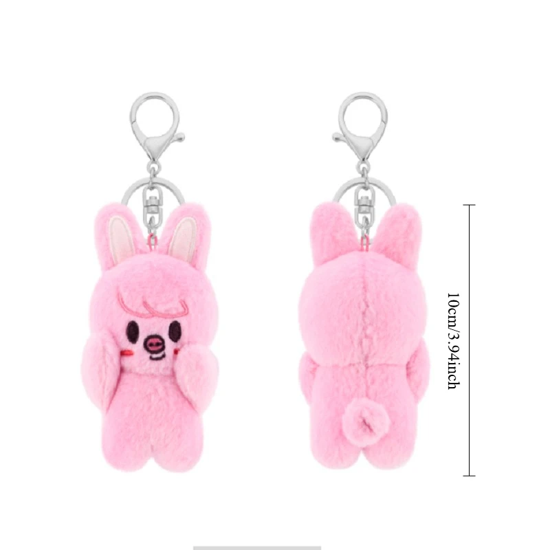 Nuevo llavero de muñeco de peluche callejero SKZOO, colgante de muñeco de Animal bonito, bolsa de juguete de peluche, colgante, regalo de Festival de cumpleaños