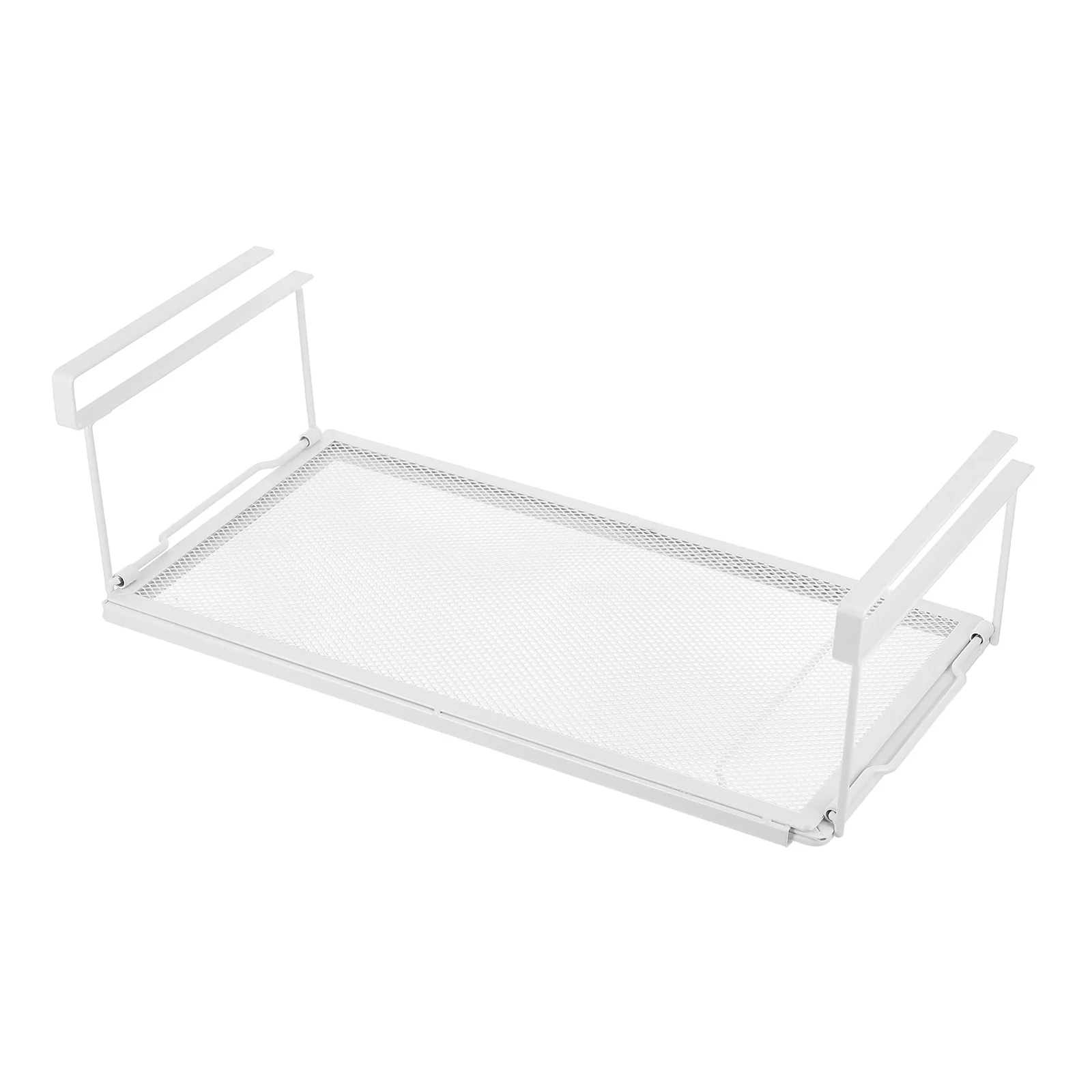 

Adjustable Under Shelf Storage Basket Metal Hanging Organizer For Kitchen Pantry Wire Shelf Basket Expandable Cabinet