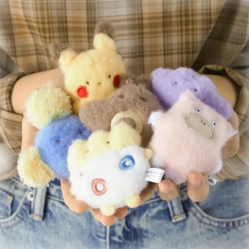 

In Stock Original Genuine Pokemon Togepi Swablu Sentret Jumpluff Slowpoke Snorlax Ditto Tandemaus Eevee Pikachu Plush Toys Gift