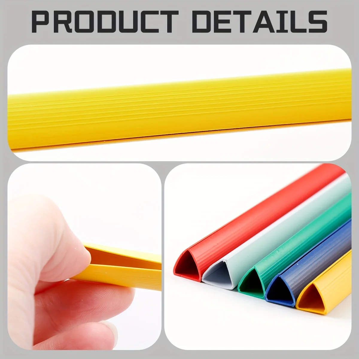 Set of 15 Binder Rods Without Perforations - A4 Size Rods Ideal for Sorting Office Documents