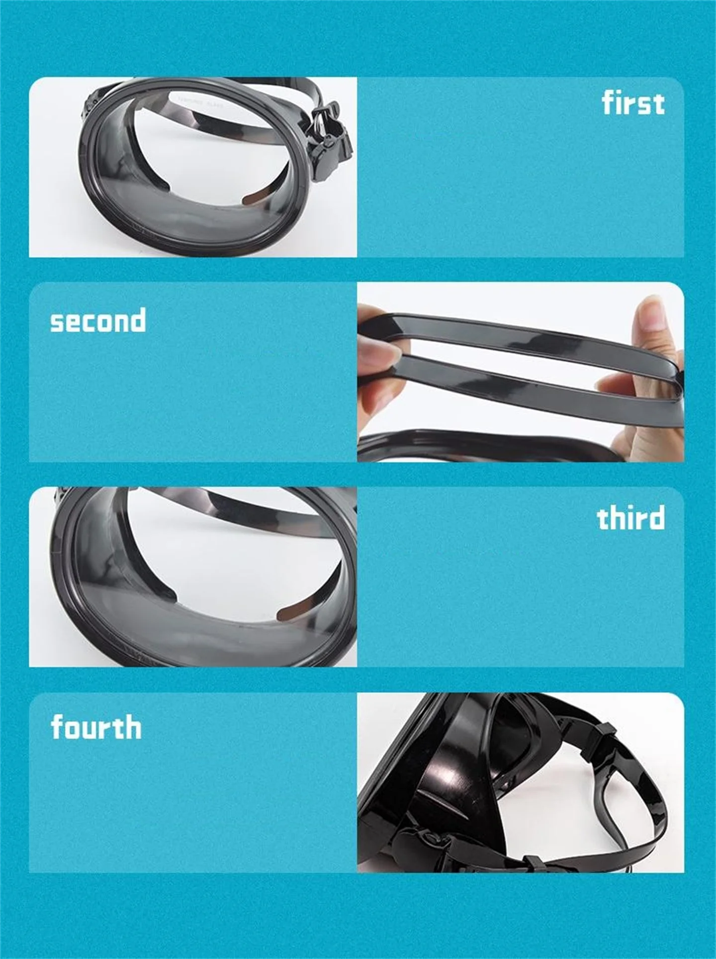 HD パノラマ ワイドビュー フィッシャーマン ゴーグル フ - Snorkel Mask Full Face のレビューと価格