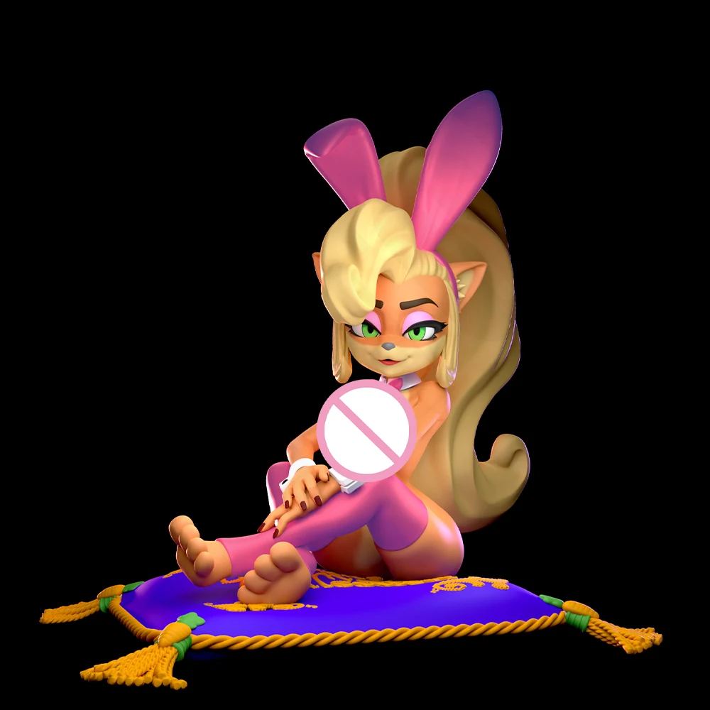 

NSFW Sexy Fox Bunny 1/24 Scale Resin Figure Model Kit Sexy Diorama Unassembled Unpainted Doll 3D Printing DIY Statue Crafts Toy
