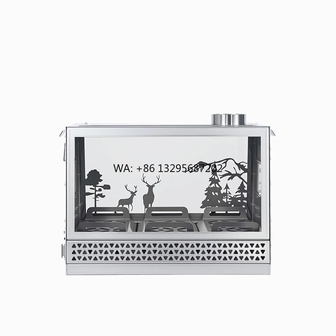 

Многофункциональная уличная дровяная печь для отопления и приготовления пищи, дровяная печь для кемпинга