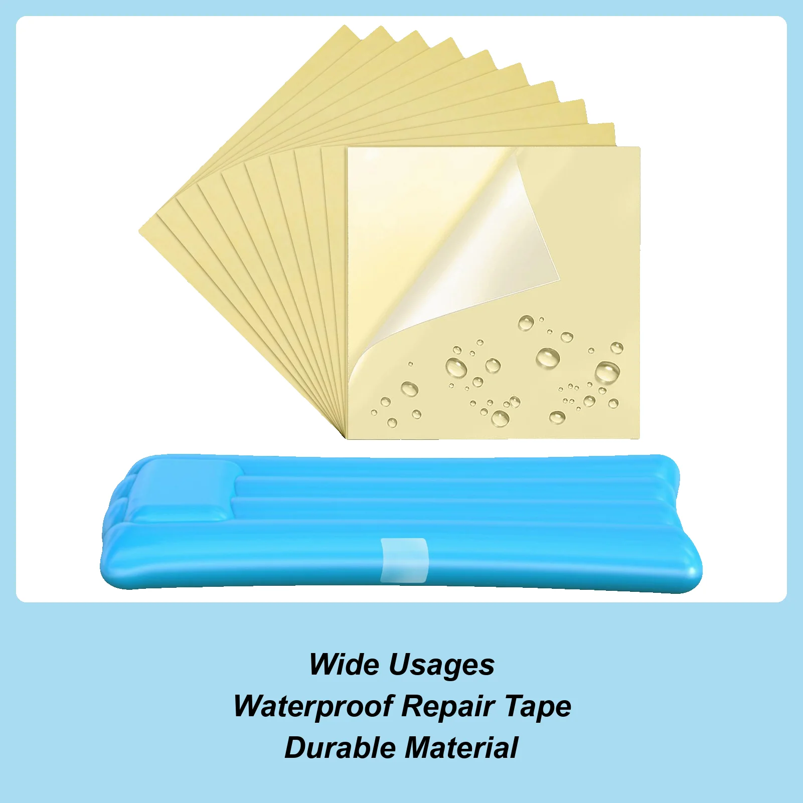 

10/20PCS Swimming Pool PVC Repair Patch Self Adhesive Inflatable Pool Repair Kit For Inflatable Boats Air Mattress DIY Repairs