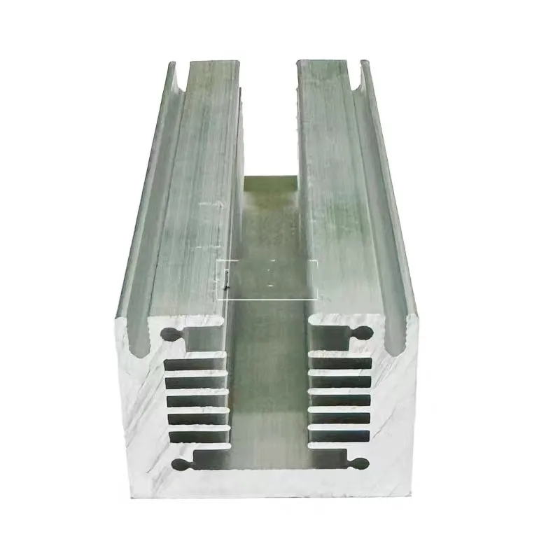 High power air-cooled radiator profile thickened 38*34*100 electronic power tube radiator with fan customization