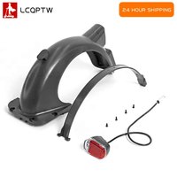 Electric Scooter Rear Fender Taillight Kit for Ninebot Segway MAX G30 G30D Water Baffle Guard Rear Wheel Mudguard Accessories