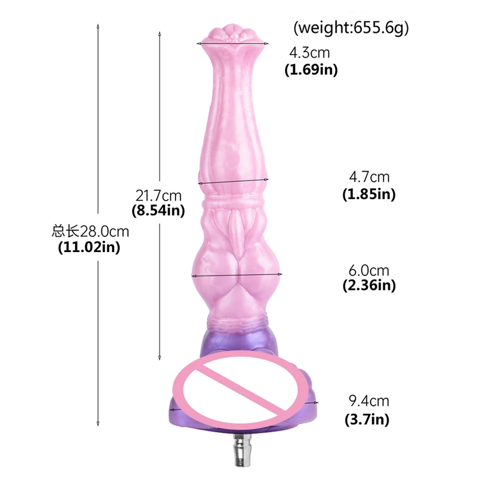 ROUGH BEAST Vac-U-Lock Silicone Dildo Attachment for Sex Machine for Women and Men Masturbation Machine Anal Plug Accessories To