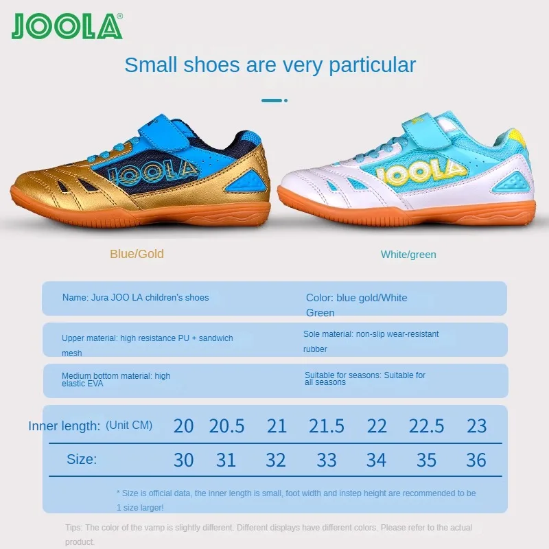 joola table tennis Shoes kids children Breathable High Elastic Sports sneakers ping pong boots 2024