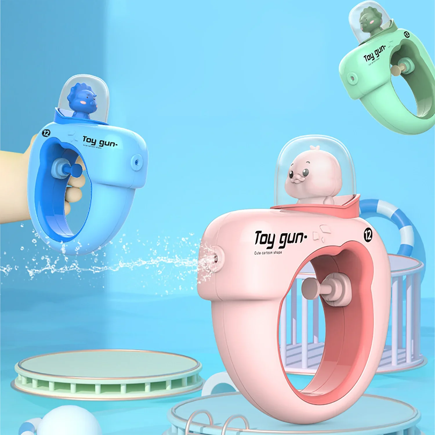 

Автоматический пистолет для прессования воды, машина для распыления воды в виде динозавра, летняя пляжная стрельба, игра на открытом воздухе, вечерние подарок, детская игрушка на день рождения