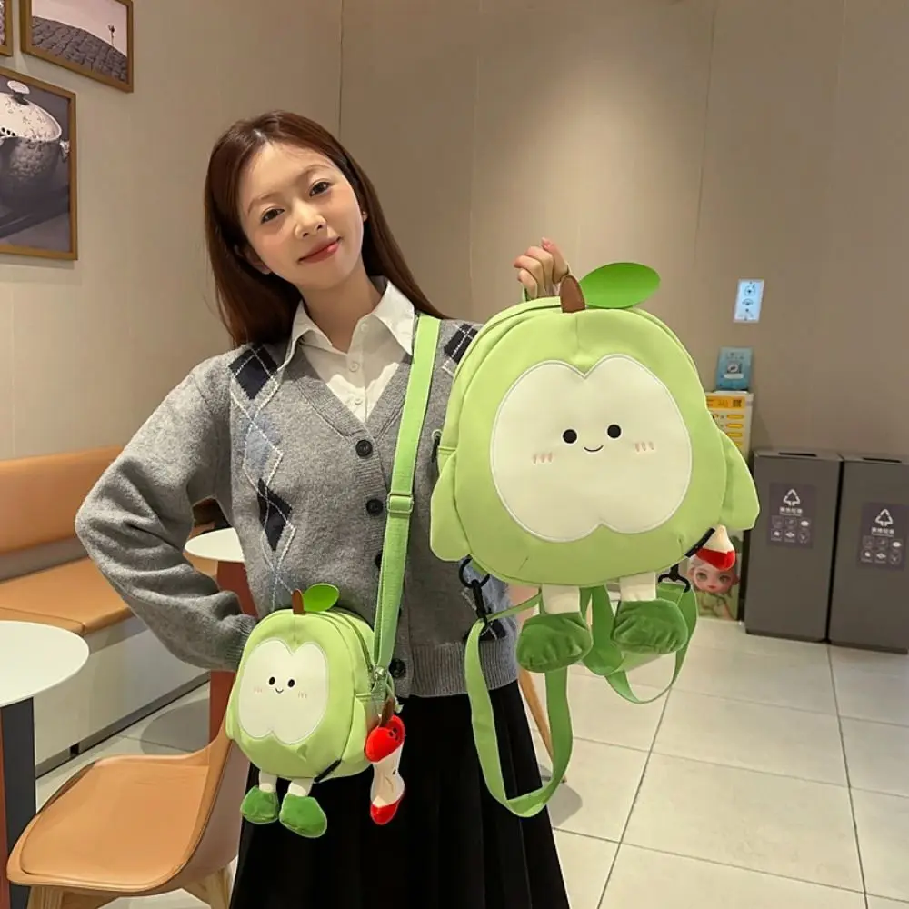 

Portable Large Capacity Nylon Backpack Kawaii Creative Students School Bag with Pendant Knapsack Shoulder Bag Girls