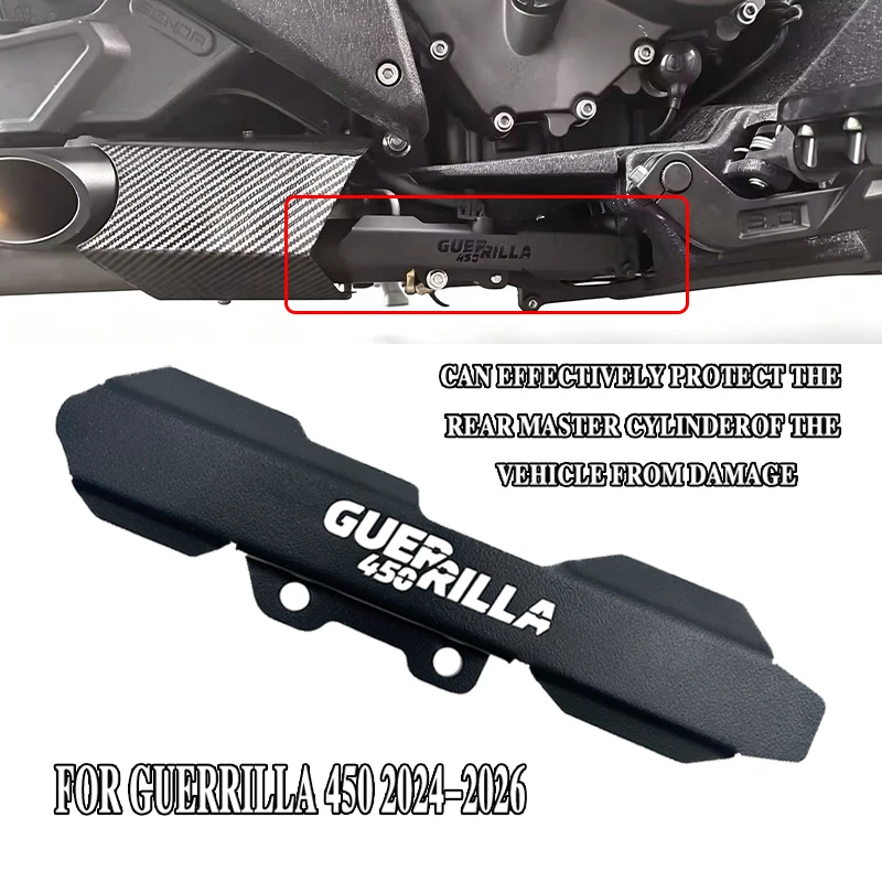 NEW 2025 2024 Motorcycle Rear Brake Cylinder Guard Protection Cover Protector FOR GUERRILLA 450 Guerrilla 450 2024 Accessories