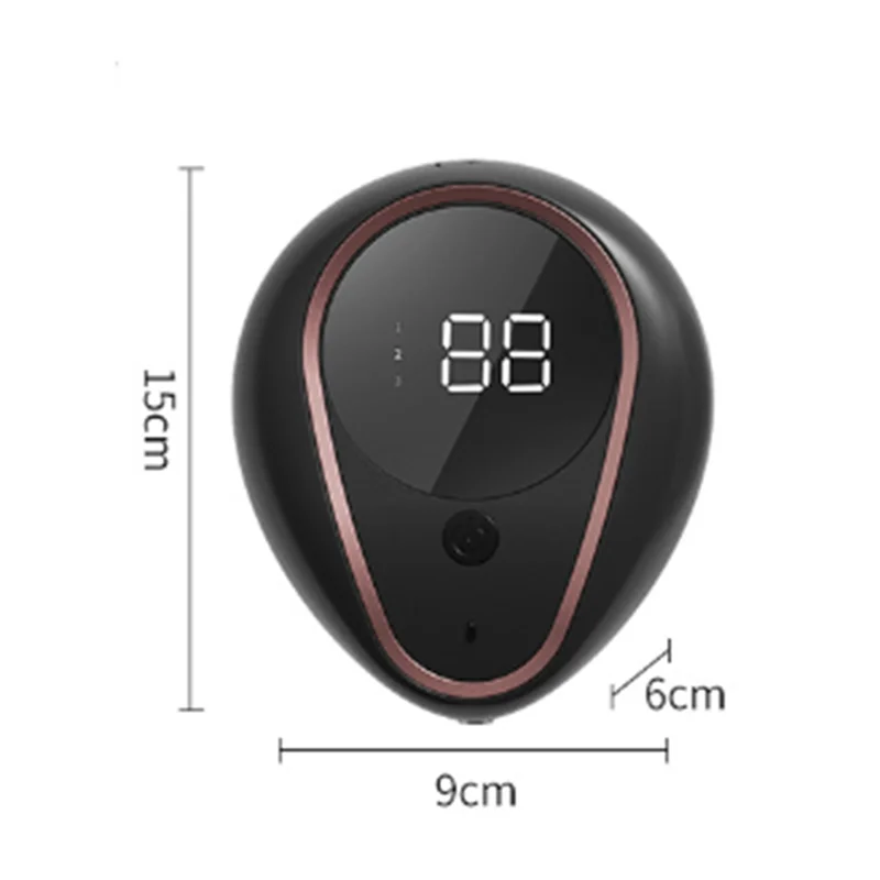 SANQ 1500Mah رغوة قابلة للشحن الصابون 300 مللي موزع الصابون الأوتوماتيكي الحائط الذكية غسل اليد موزع الصابون