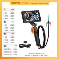 VEVOR Articulating Borescope Camera with Light Two-way Articulated Endoscope Inspection with 6.4mm Tiny Lens 5\