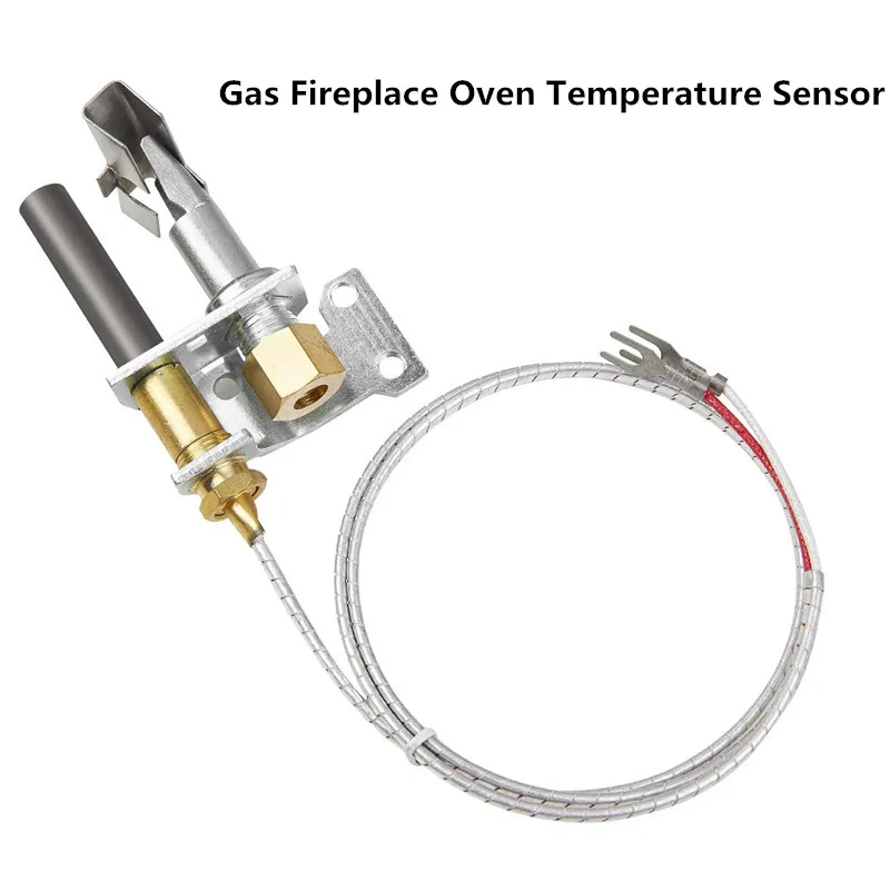 Gas Fireplace Oven Temperature Sensor Thermopile and Burner Components Fryer Part Gas LPG NG Pilot Burner Assembly thermocouples