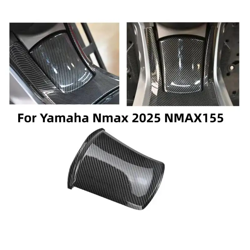 Motorcycle Fuel Oil Tank Cover for Yamaha NMAX 155 Gas Petrol Tank Cap Protector Guard Panel Carbon Fiber Plastic view 4