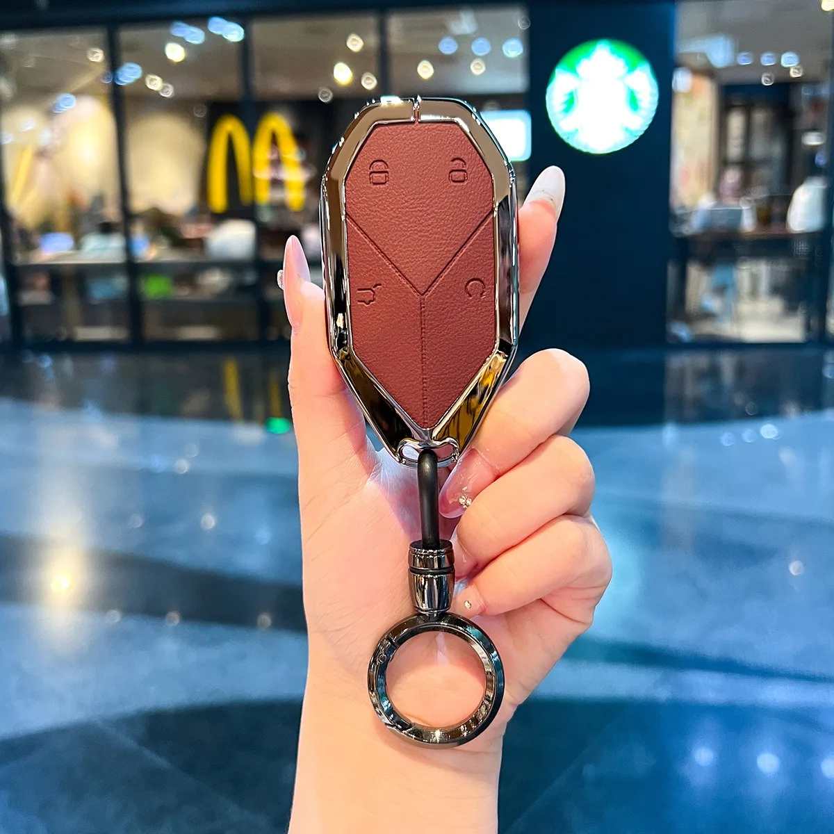 

Car Key Case for BYD Leopard 5 Accessories Fang Cheng Bao Formula Titanium 3 8 7 Keychain Cover Shell Housing Holder Fob