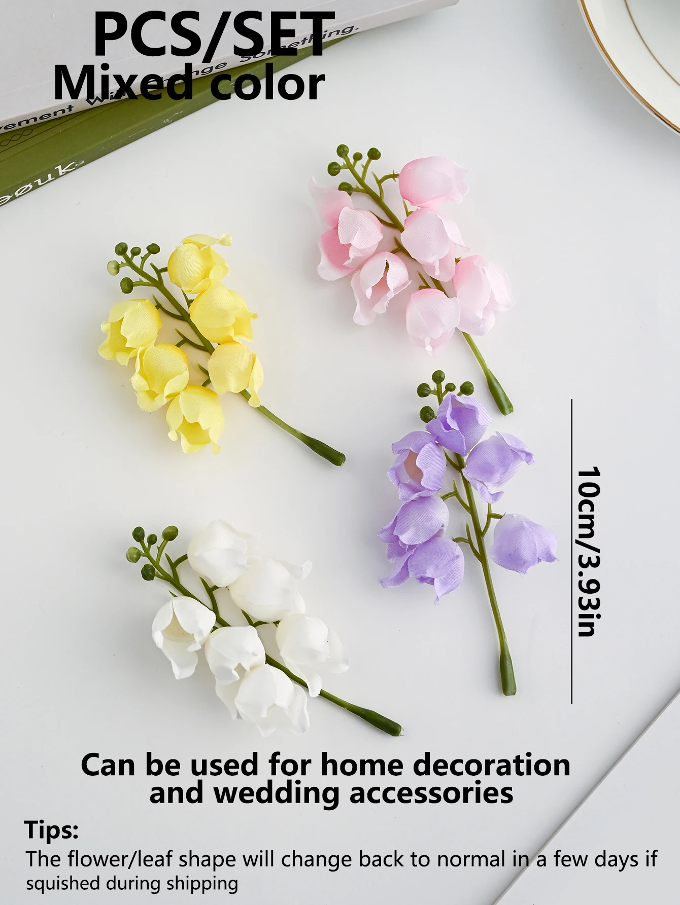 10/20 Stück künstliche Blumenköpfe aus Seide, Canterbury Bell, für Zuhause, Zimmer, Tischdekoration, Hochzeitskranz, Garten, Hof, Bogen, DIY-Geschenk, Süßigkeitenbox – Detail 6