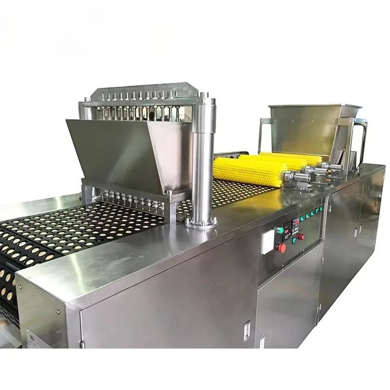 Customized Mini Puff Biscuit Chocolate Injecting Machine Commercial Filling Equipment for Snack Food Processing
