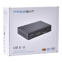 Freesat V8 X ii  4K Satellite Receiver Built-in FunCam DVB-S2X/S2/S M2521 2G Ram 64M ROM Support BISS auto roll 1080P HD