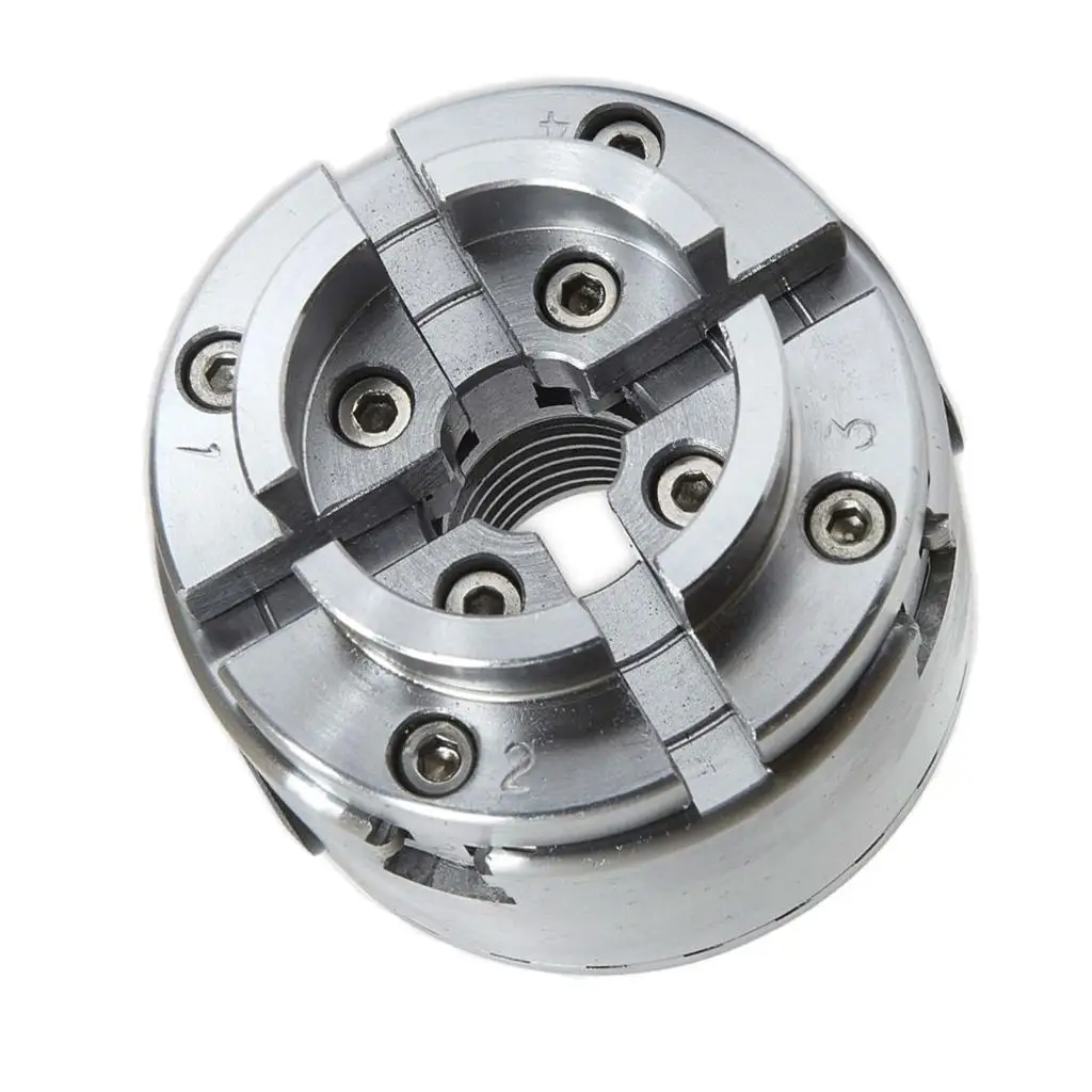 High Accuracy Woods Turning Chuck Self Centering 4 Jaw Lathe Tool for Woodwork Machine Clamp