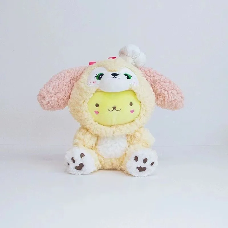 Kawaii Sanrio Pluszowa lalka Zabawki Śliczne Kuromi Hello Kitty My Melody Cinnamoroll peluche Lalki Kreskówka Wypchana zabawka Prezenty świąteczne