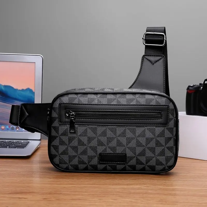 Crossbody Bag Fashionable Large Capacity Waterproof Lightweight Leisure Soft Comfortable Men Single Shoulder Bags