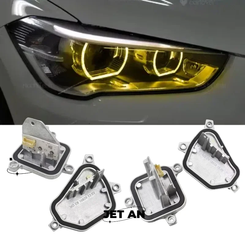 

Модуль DRL желтого цвета «ангельские глазки» для BMW X1 F48, светодиодные фары дневного света 2017-2019 годов 63117428792 63117428791 63117428789