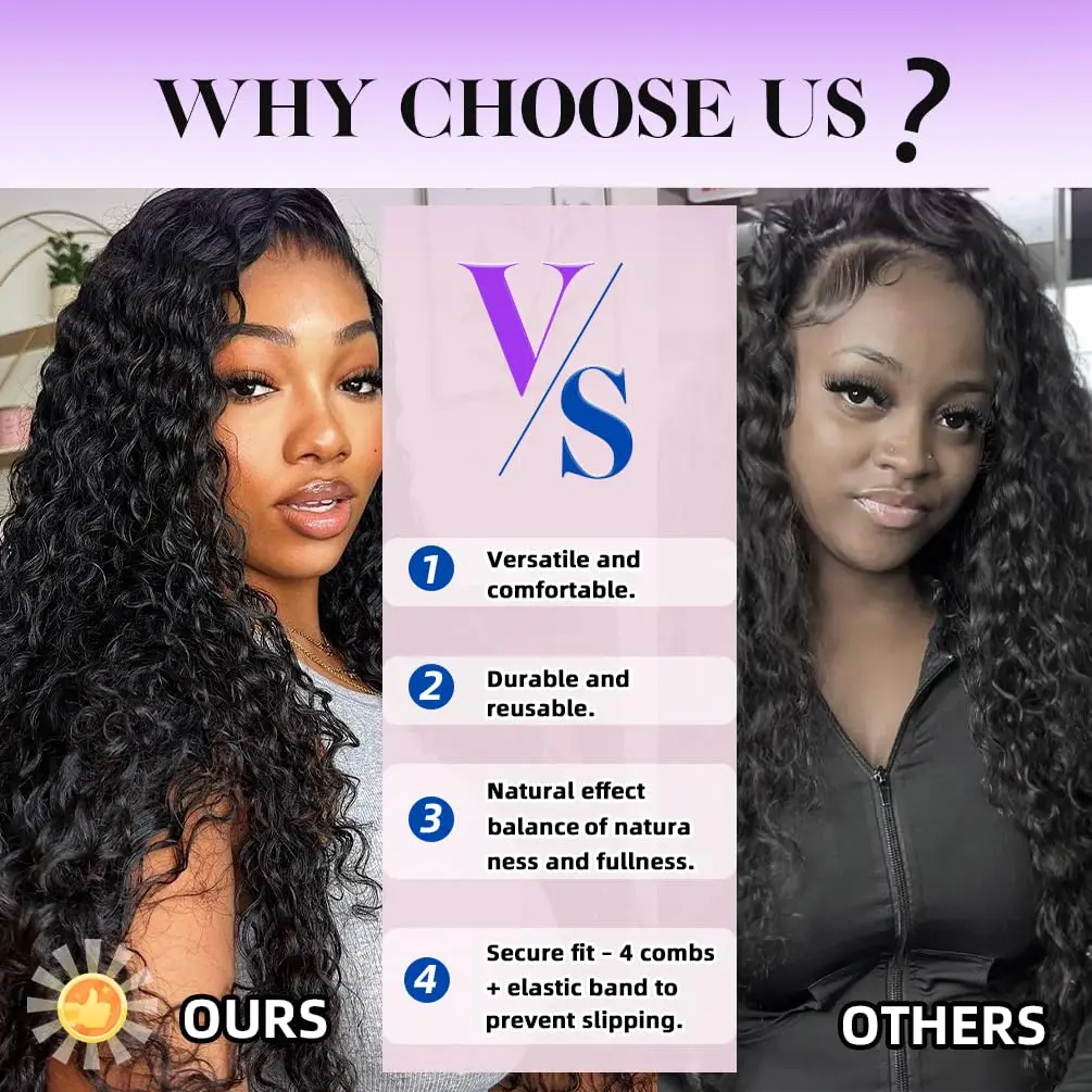 الشعر 13x6 HD خصلات الشعر المستعار الإنسان تسليط الضوء على اللون البني موجة مجعد عميق الدانتيل الباروكات الأمامية 250% الكثافة خصلات الشعر المستعار الإنسان 13x4