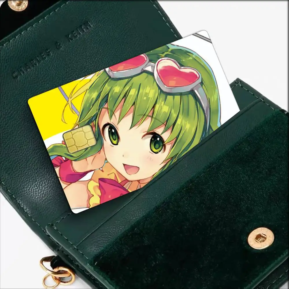 GUMI Vocaloid  Waterproof Film Skin Cover Credit Card Stickers Debit Front Bank Bus Pass