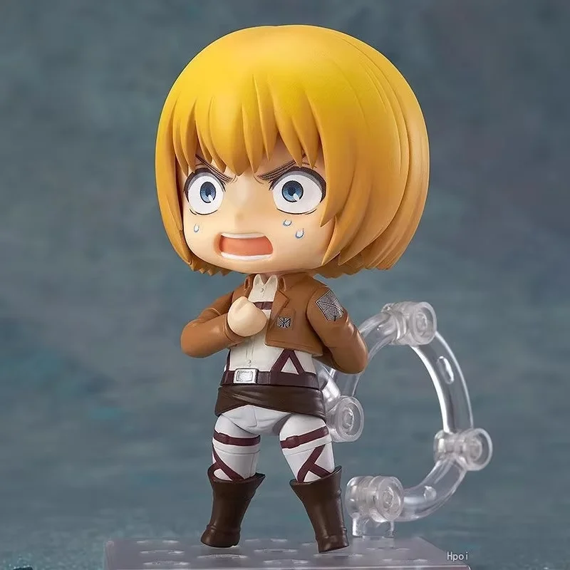 Figura de acción coleccionable Attack on Titan Armin Yarulet Q Clay, cambio de cara móvil, adorno en caja