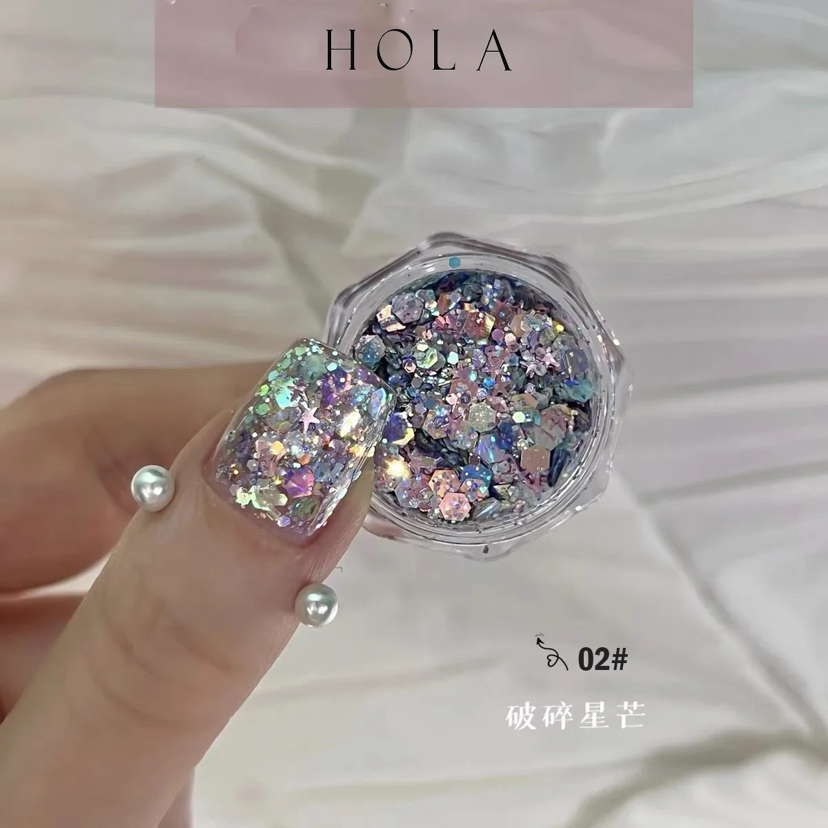 1 جرام/جرة مسمار الليزر مسحوق مابل ليف الترتر مسمار الفن زينة سباركلي مسدس بريق رقائق خمر مانيكير اكسسوارات #4