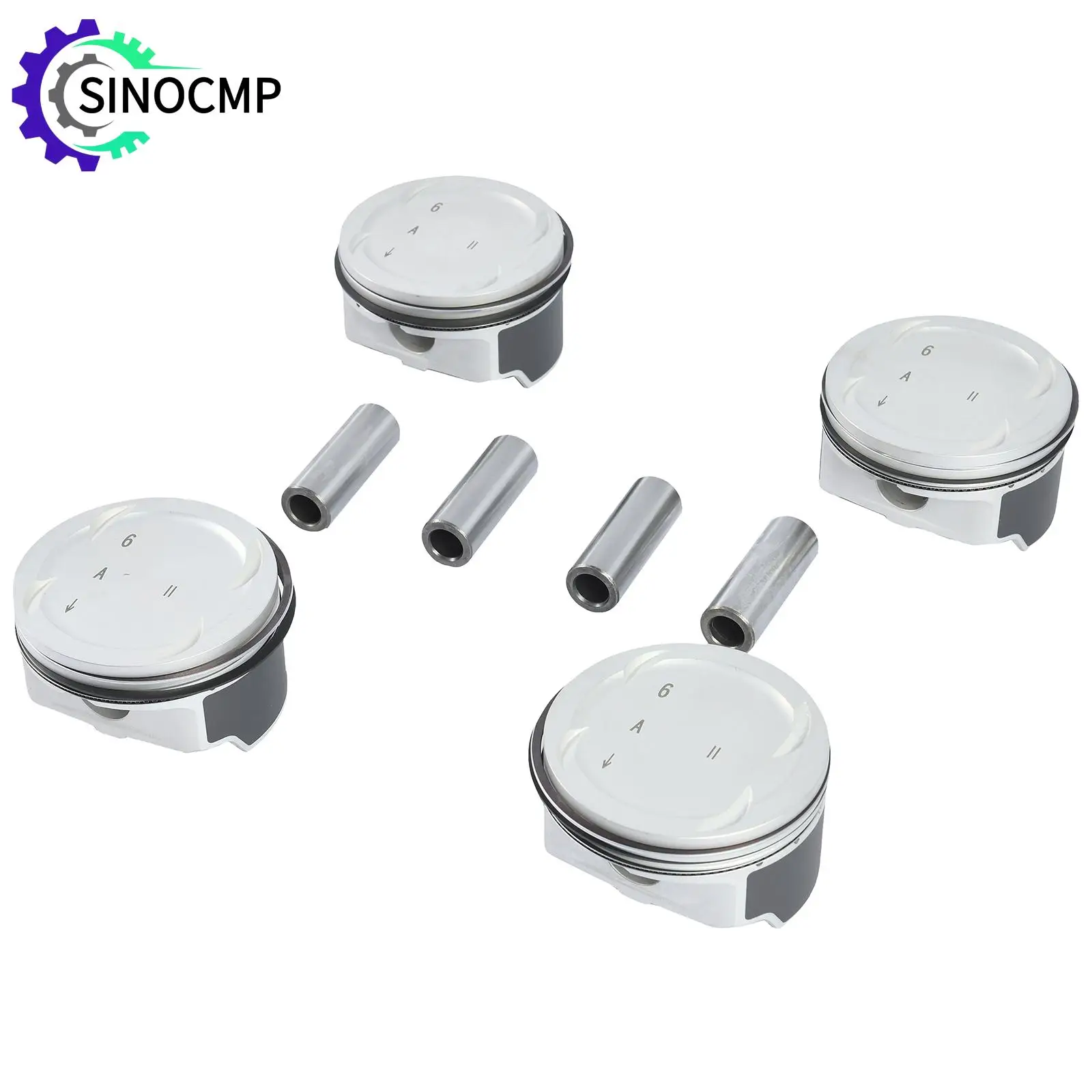 4Pcs G4KG Engine Pistons Rings Set for HYUNDAI ILOAD IMAX TQ Cargo Travel CRDi RWD Diesel 2.4L Car Engines Replacement Parts