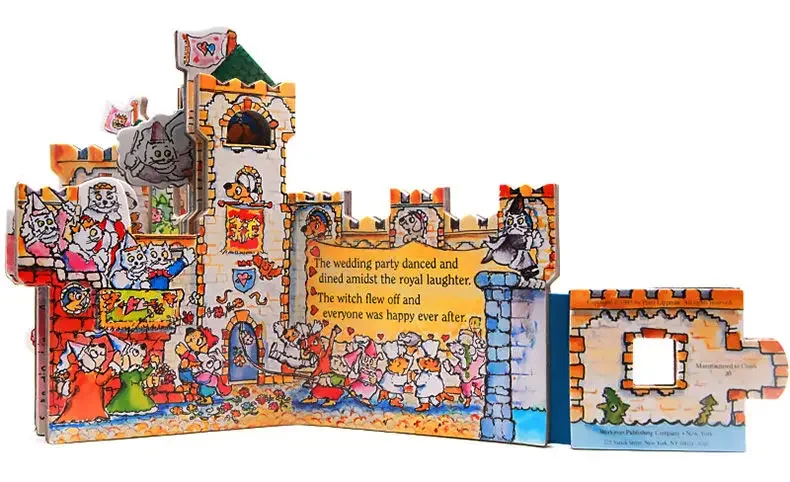 Mini House The Enchanted Castle, Baby Children's books aged 1 2 3, English picture book 9780761101093