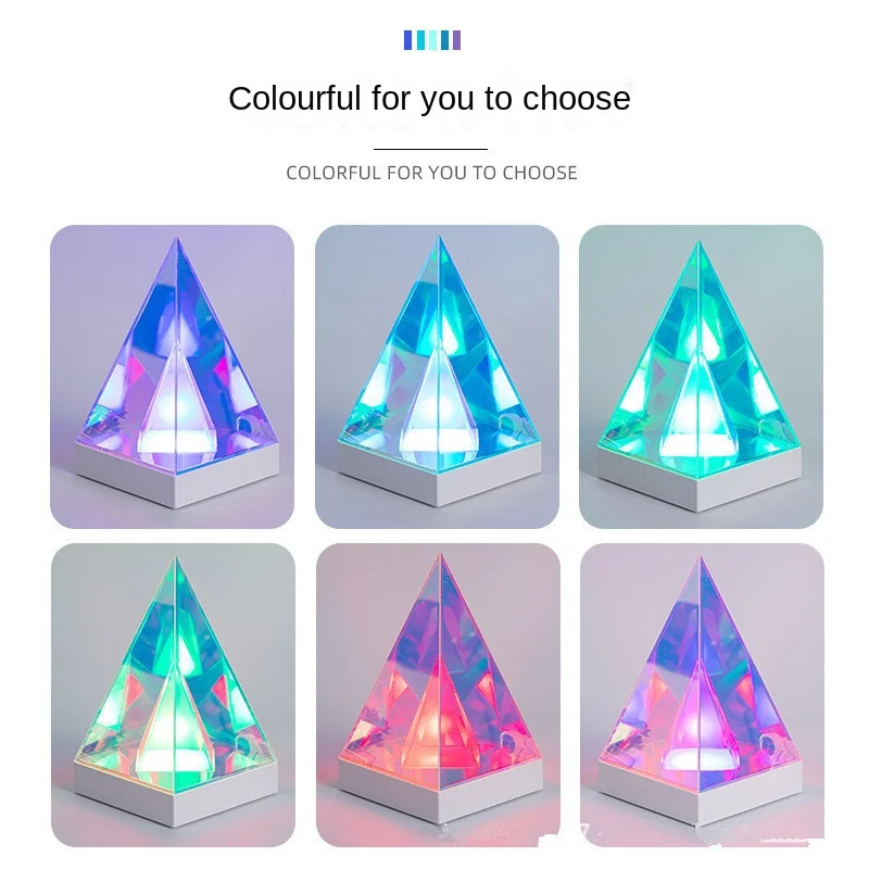 Atmosphere Light Cube Night Light Esports Room Desktop Stereoscopic Light Gift Induction Desk Lamp Induction Atmosphere Light