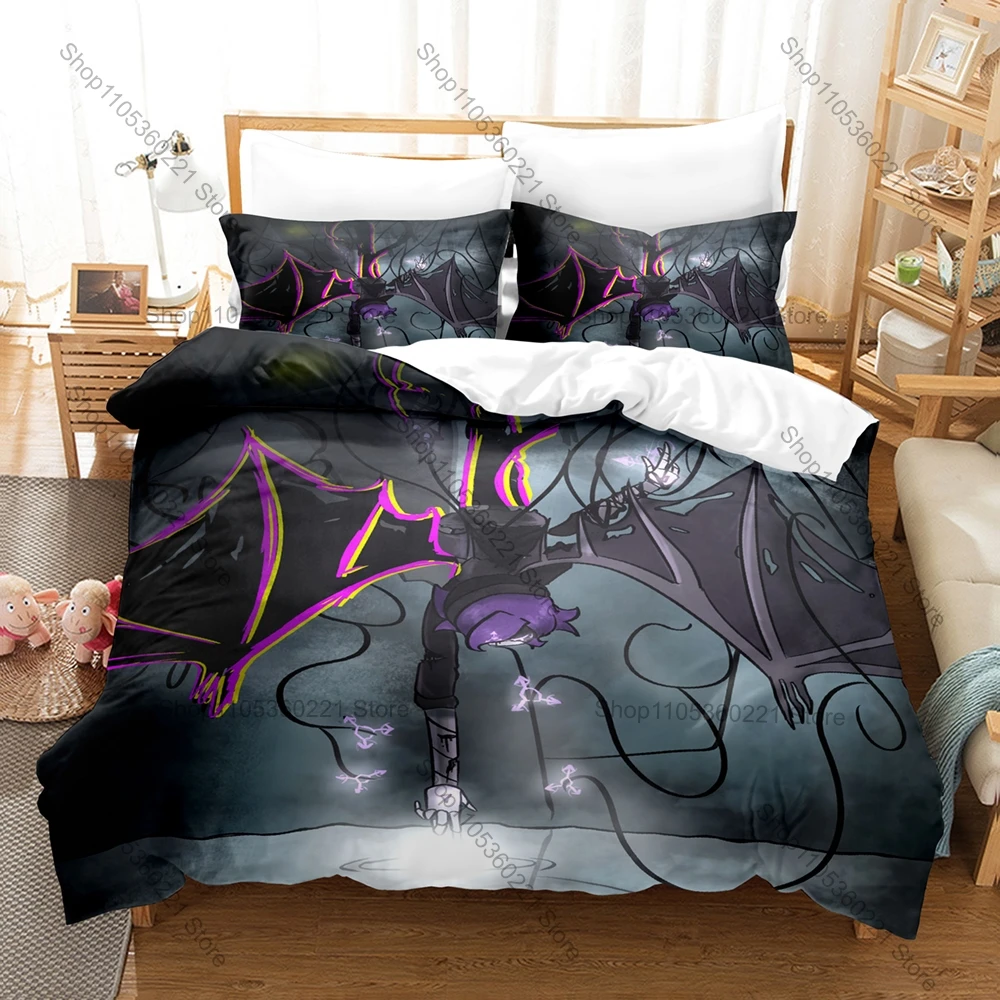 Cool Soft Microfiber Murder Drones Robot Themed 3PCS Bedding 1 Duvet Cover + 2 Pillowcases Envelope Pillow Covers All Season