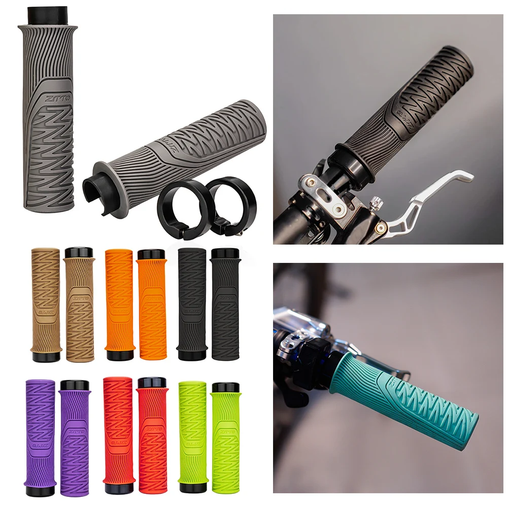 

Mountain Bike Handlebar Grips Anti-slip Comfortable Thick Handle Sleeve For Endurance Races Downhill Bicycle Grips Parts