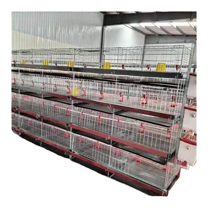 Farm laying hens cage chicken and duck three-layer bilateral vertical galvanized wire cage