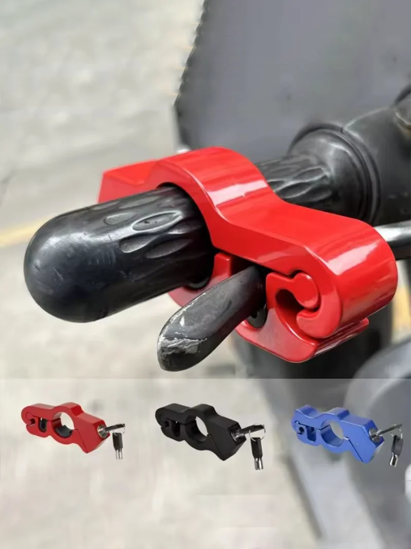 AliExpress cycle zone Bicycle Motorcycle Brake Lever Lock Aluminum Alloy Solid Anti-Theft Handlebars Lock for Bike Electric Vehicle Scooter 2 Keys