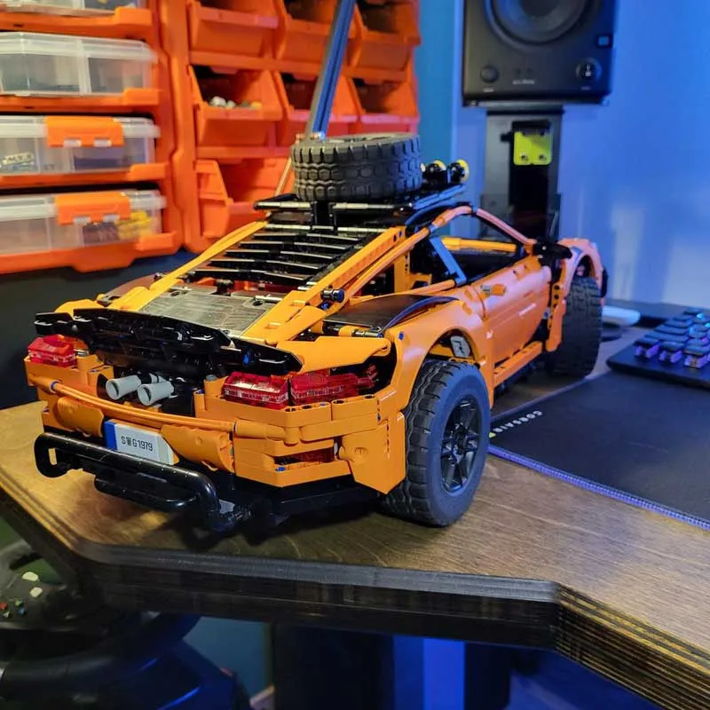 Super Auto Sportiva Moc Mattoni da Costruzione Dakar Progetto Campione Velocità Auto Modello Tecnologia Blocco Modulare Giocattolo Set Fai da Te Regalo di Montaggio