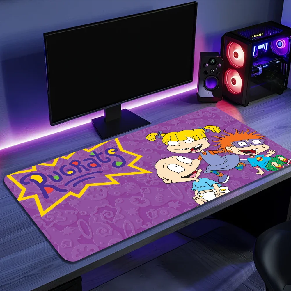 كارتون R-Rugrats الوافدين الجدد ألعاب سرعة الفئران التجزئة لوحة ماوس مطاطية صغيرة الحجم للعبة CSGO الكبيرة كمبيوتر مكتبي كمبيوتر محمول #5