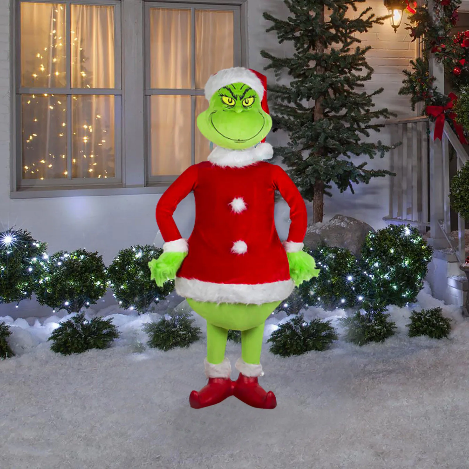 Christmas Decoration Grinch Green Artificial Legs Tree Decoration Santa Elf Legs Christmas Decoration Home Hanging Ornaments