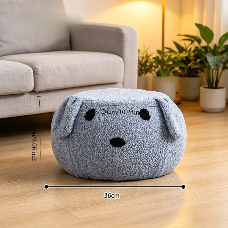 Creative Cute Cartoon Style Small Stool, Entrance Shoe Changing Stool, Popular Low Footstool for Living Room