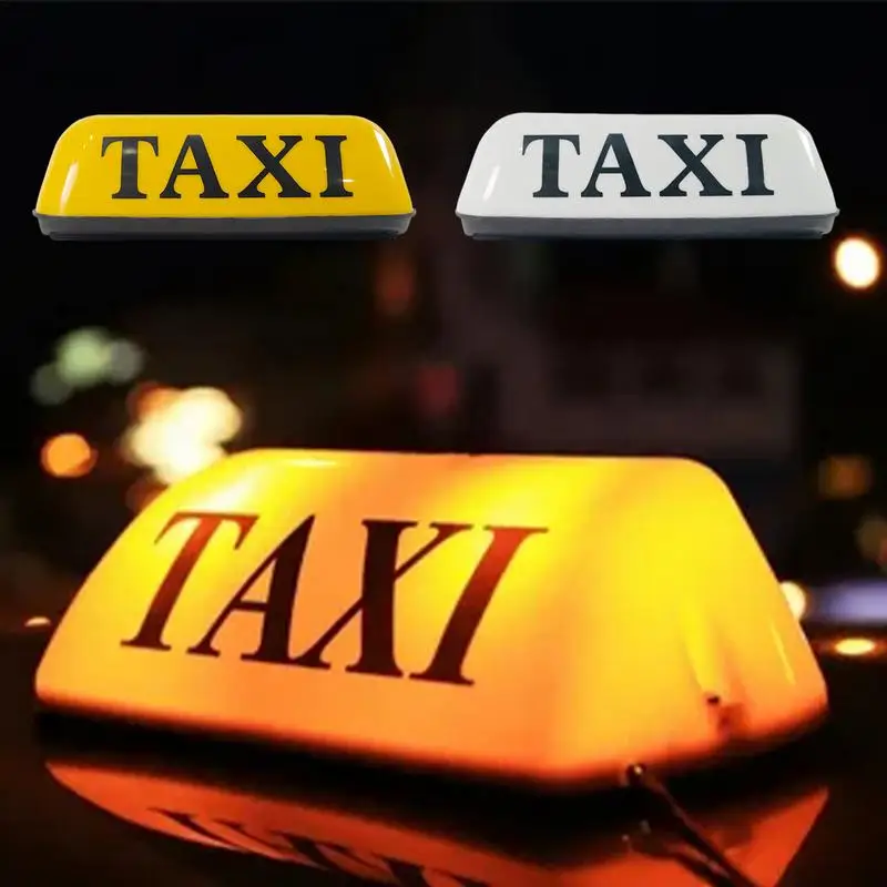 

Taxi Signs For Cars Vintage Taxi Roof Sign Taxi Light Up Sign Car Roof Lamp Sign Bright Taxi Light Visible 12v Car Roof Lamp