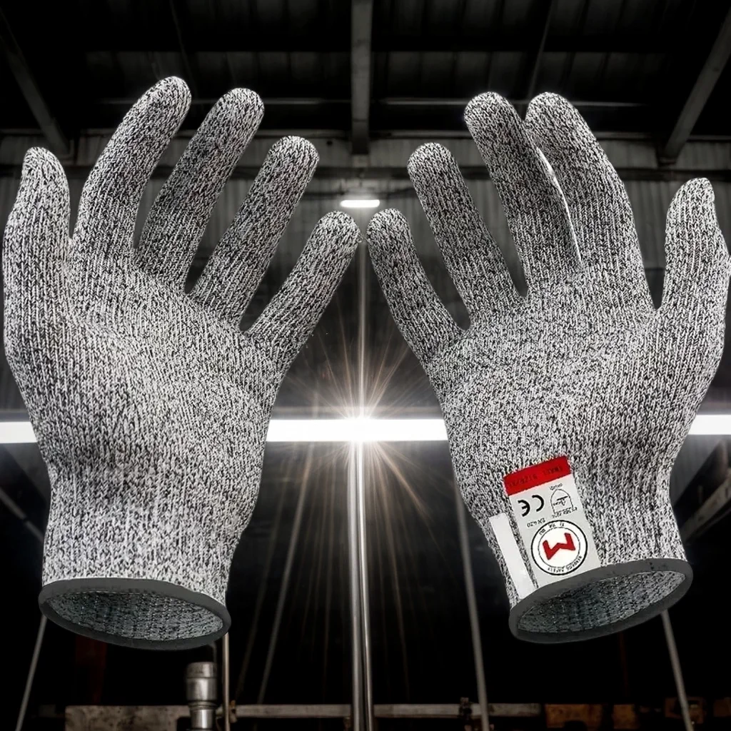 

1 пара умных тканевых перчаток из устойчивой к порезам — усиленные кончиками пальцев, водонепроницаемые и машинная стирка для безопасности