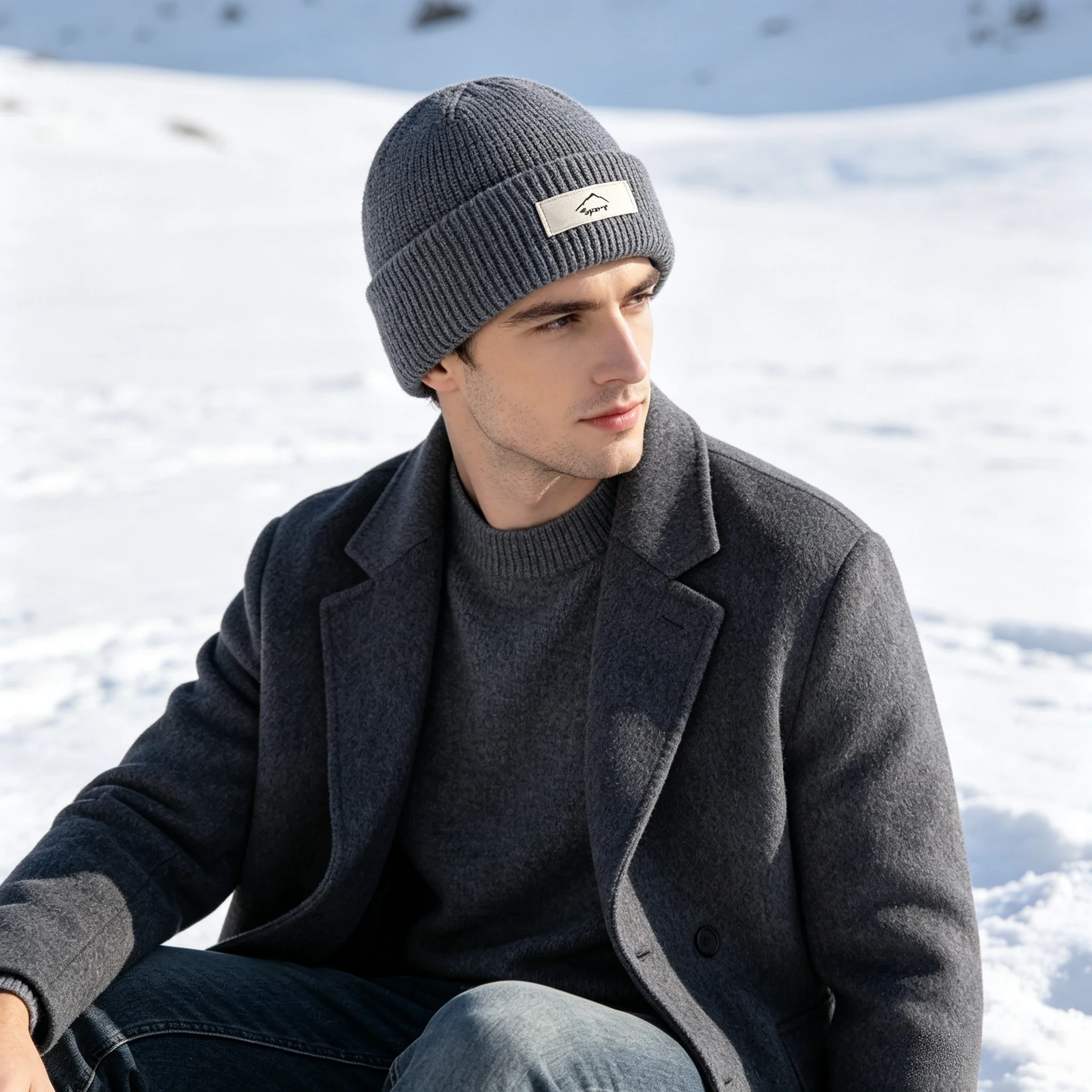 Dual-Use Knitted Pullover Hat for Men and Women, Thickened for Winter Warmth, Suitable for Outdoor Cycling, Windproof, Can Be Used as a Face Mask, Available in Multiple Colors