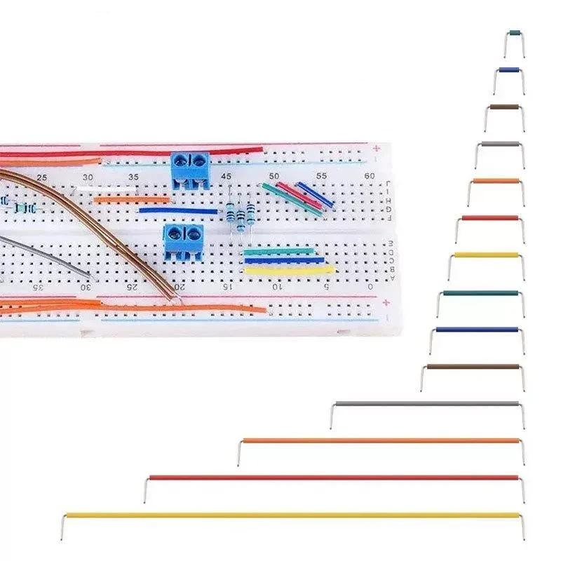 140/350/560/840pcs Electronic Diy Bread Circuit Board Jump Wire Test U Shape Solderless Prototype PCB Breadboard Jumper Cable