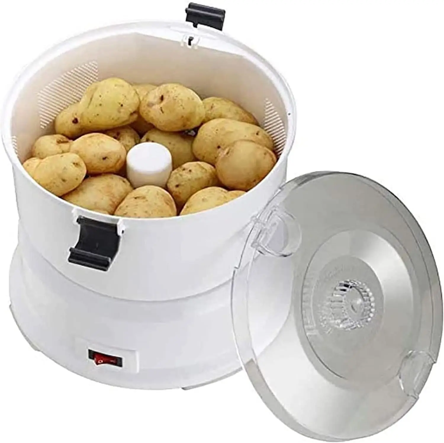 

Automatic Rotating Fruit and Vegetable Peeler Electric Potato Peeler Vegetable Dehydrator Suitable for Home Kitchen Restaurant